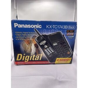 Panasonic KX-TC1733B 900 MHz Cordless Phone‎ Caller ID and Answering New